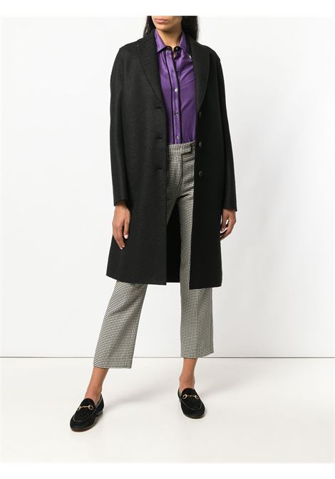 Black single-breasted virgin wool coat Harris wharf london - women HARRIS WHARF LONDON | A1331MLK199